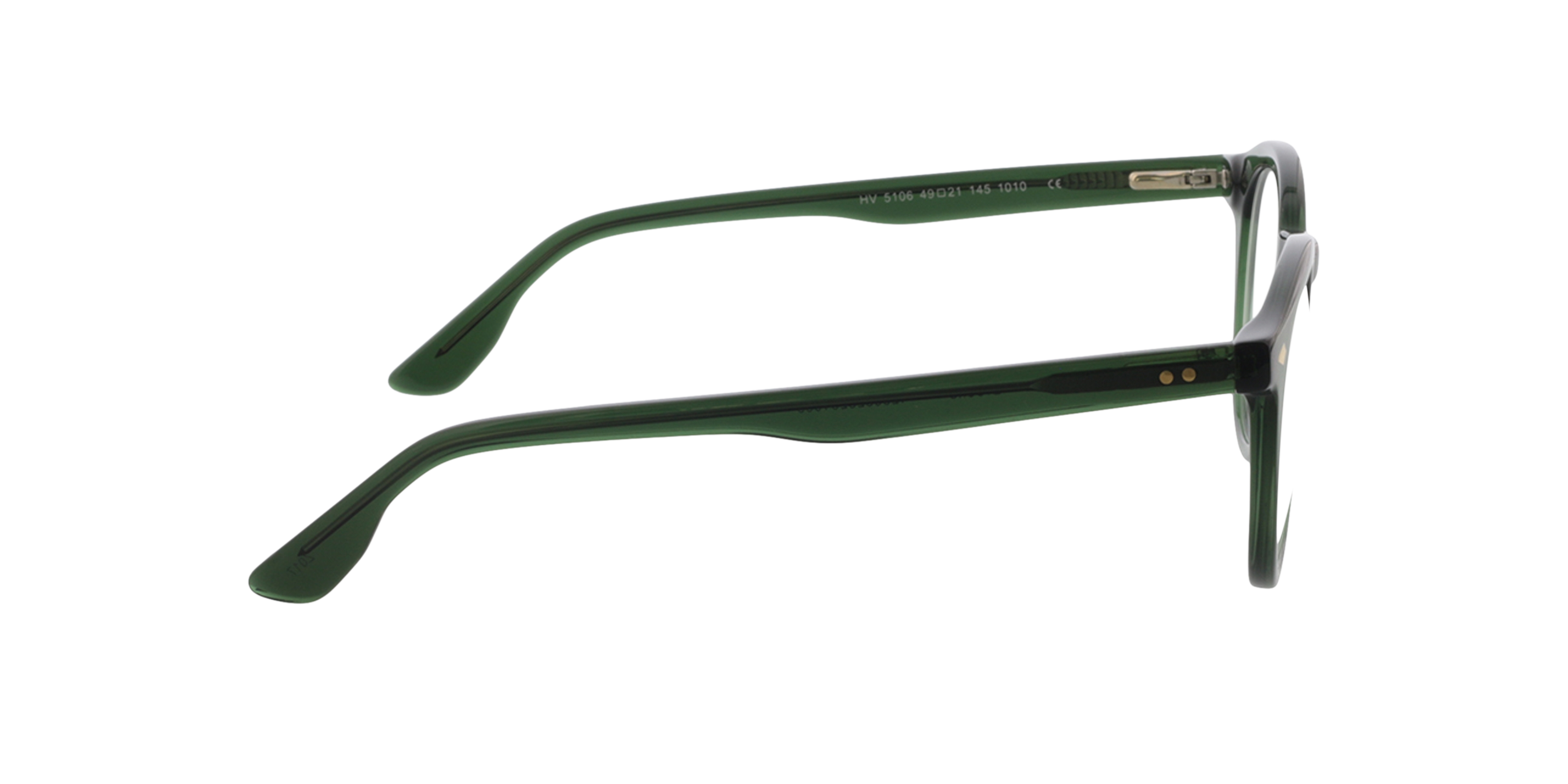 Brooke Crystal Olive Green AcetatEyeglass Frames von B24, Seitenansicht