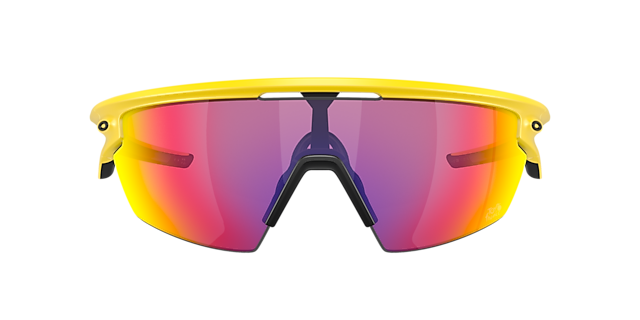 2024 Tour De France™ Sphaera™ Matte Yellow KunststoffSunglass Frames von B24, mit getönten Gläsern