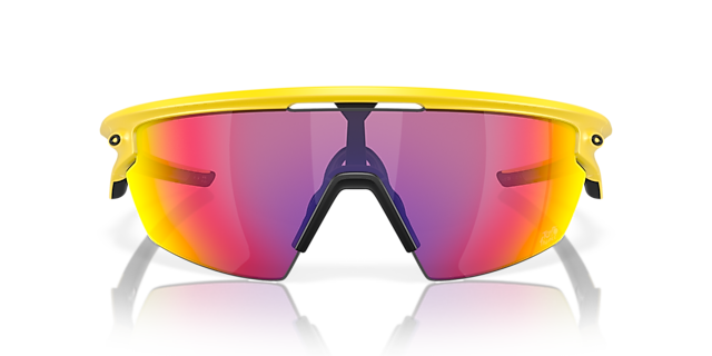 2024 Tour De France™ Sphaera™ Matte Yellow KunststoffSunglass Frames von B24, Vorderansicht