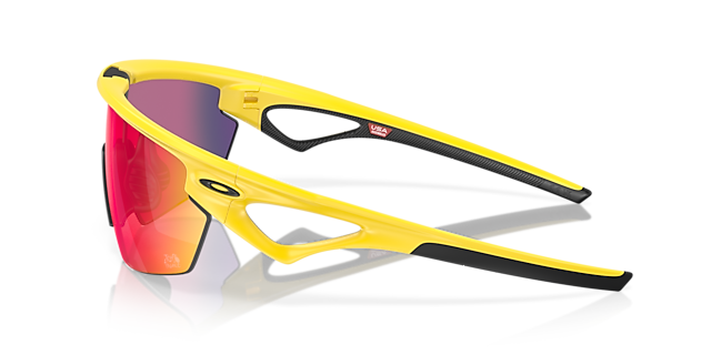 2024 Tour De France™ Sphaera™ Matte Yellow KunststoffSunglass Frames von B24, Seitenansicht
