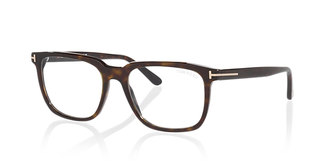 FT6080-B Tortoise Black AcetatEyeglass Frames von B24, Dreiviertelansicht