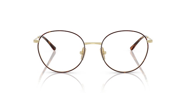 VO4280T Top Havana & Light Gold TitanEyeglass Frames von B24, Vorderansicht