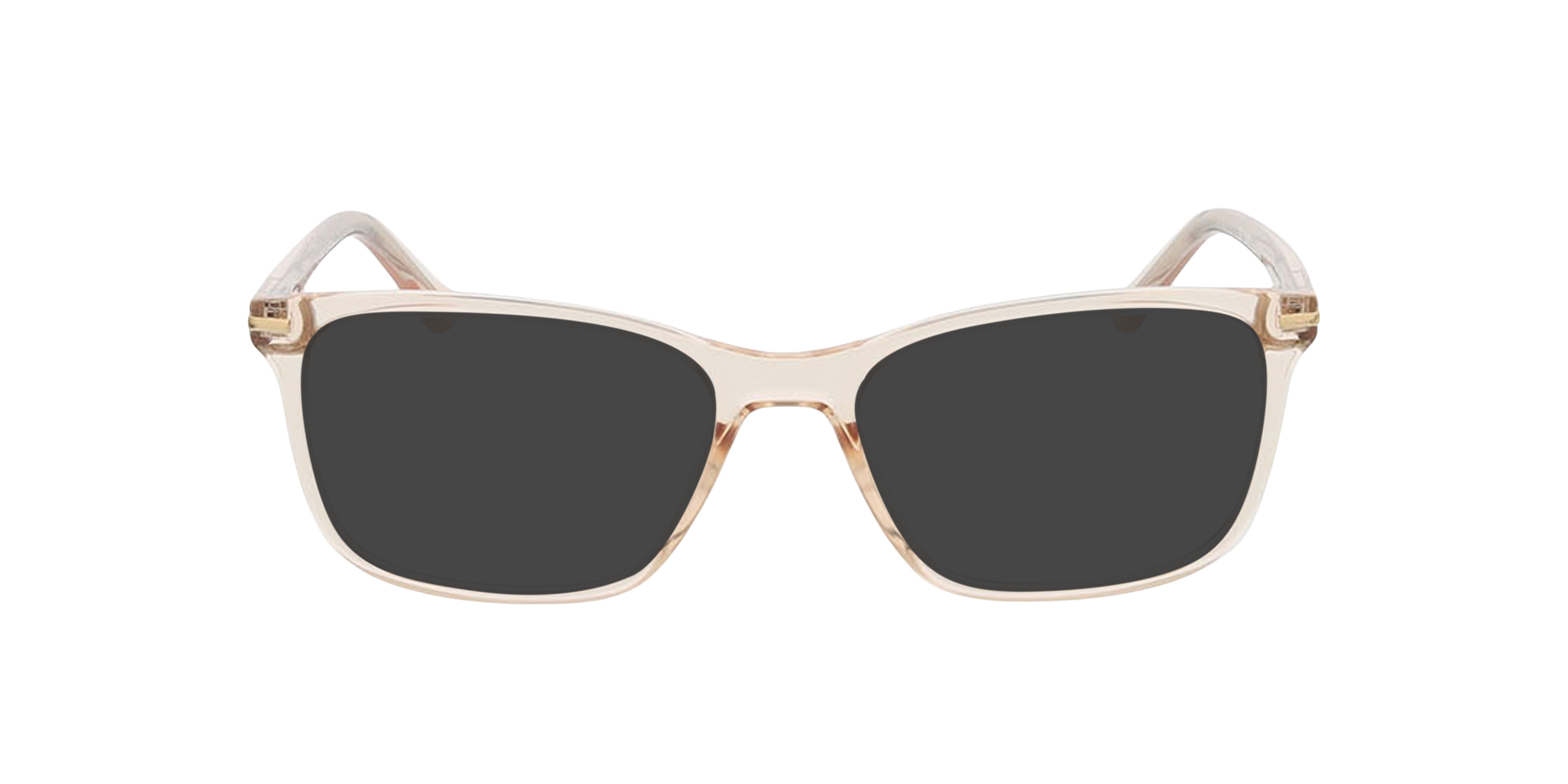 Lexington Crystal Champagne KunststoffEyeglass Frames von B24, mit getönten Gläsern