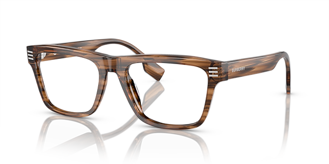 BE2387 Braun AcetatEyeglass Frames von B24, Dreiviertelansicht