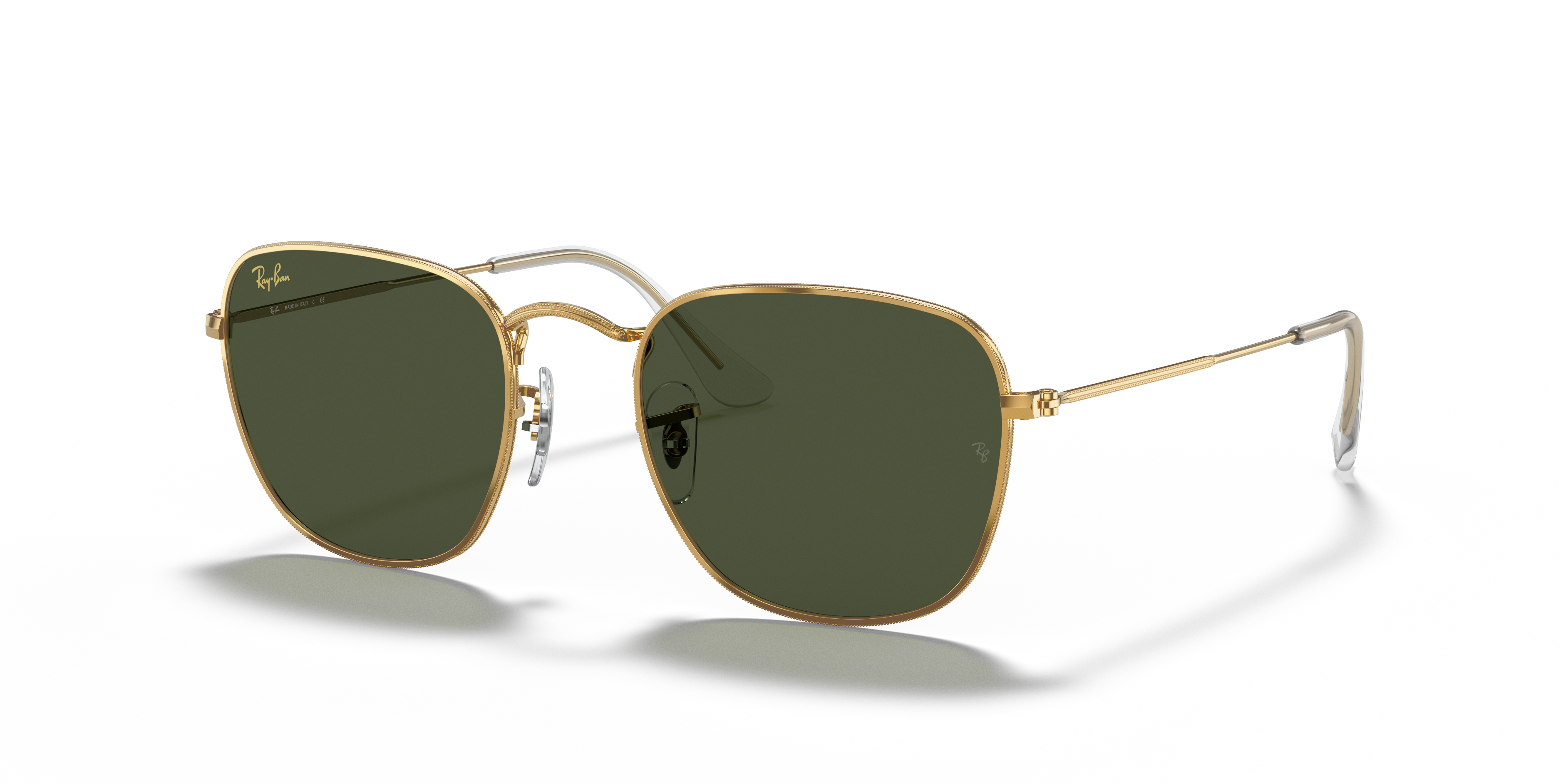 RB3857 Gold MetallSunglass Frames von B24, Dreiviertelansicht