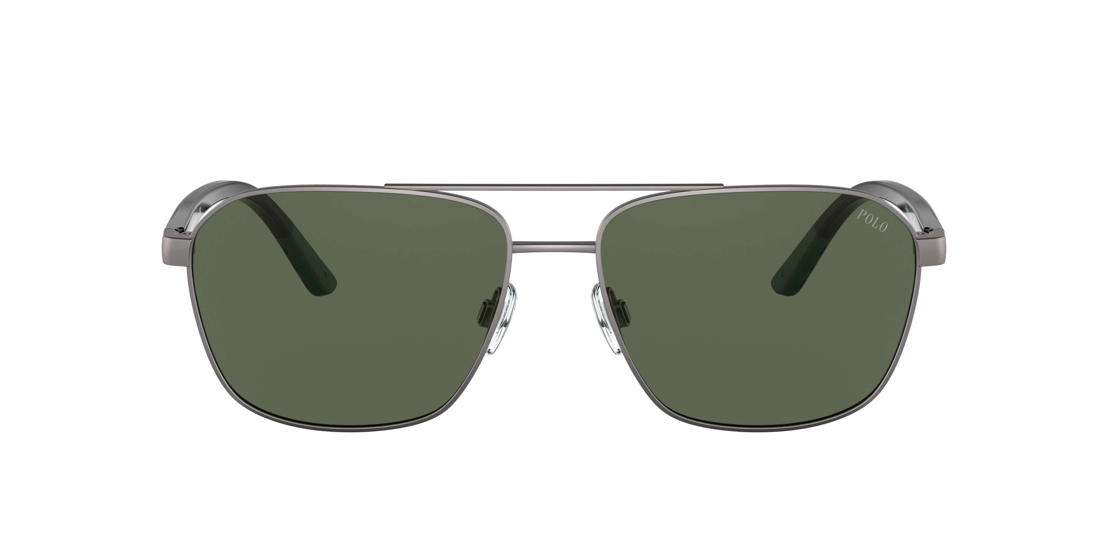 PH3140 Halfglanzend staalgrijs MetaalSunglass Frames van B24, met getinte lenzen