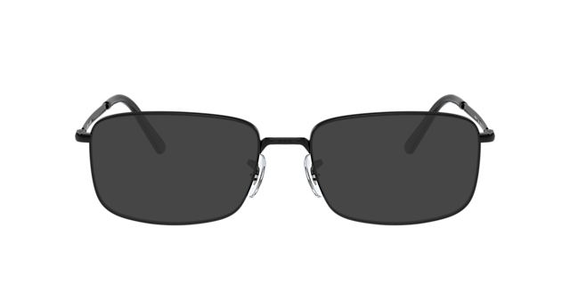 RB3717V Schwarz MetallEyeglass Frames von B24, mit getönten Gläsern