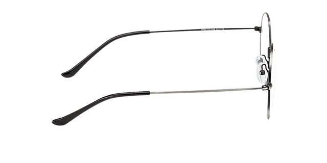 Brisbane Antraciet MetaalEyeglass Frames van B24, Zijaanzicht