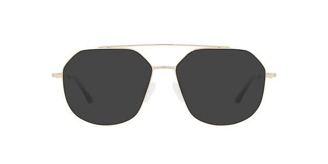 Viper Light Gold Metal MetaalEyeglass Frames van B24, met getinte lenzen