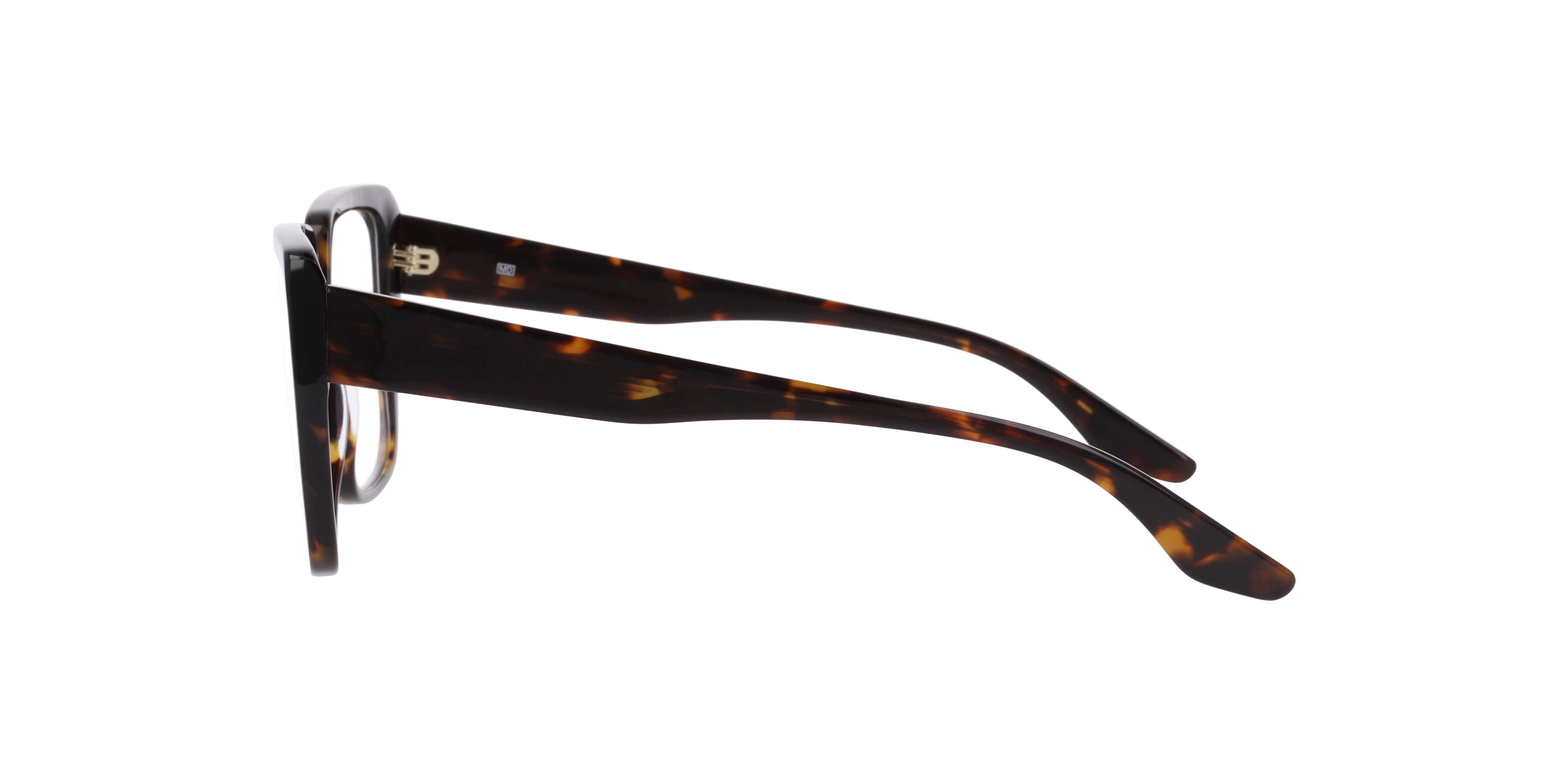 BETTY Havana AcetatEyeglass Frames von B24, Seitenansicht