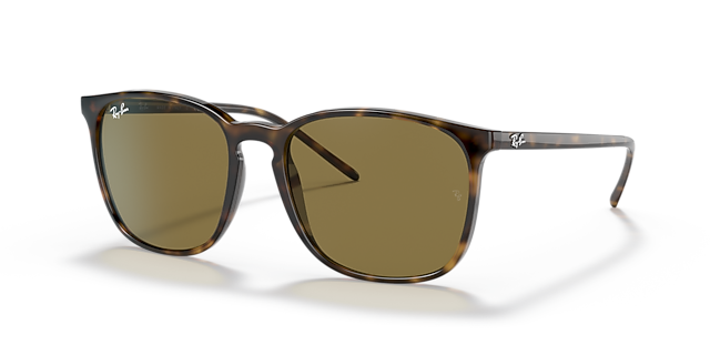 RB4387 Hellhavana KunststoffSunglass Frames von B24, Dreiviertelansicht
