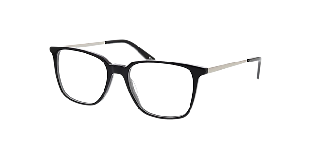 Jodie Zwart AcetaatEyeglass Frames van B24, Hoekweergave