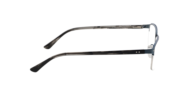 Frisco Mattblau MetallEyeglass Frames von B24, Seitenansicht