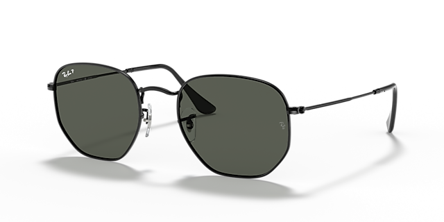 RB3548N Zwart MetaalSunglass Frames van B24, Hoekweergave