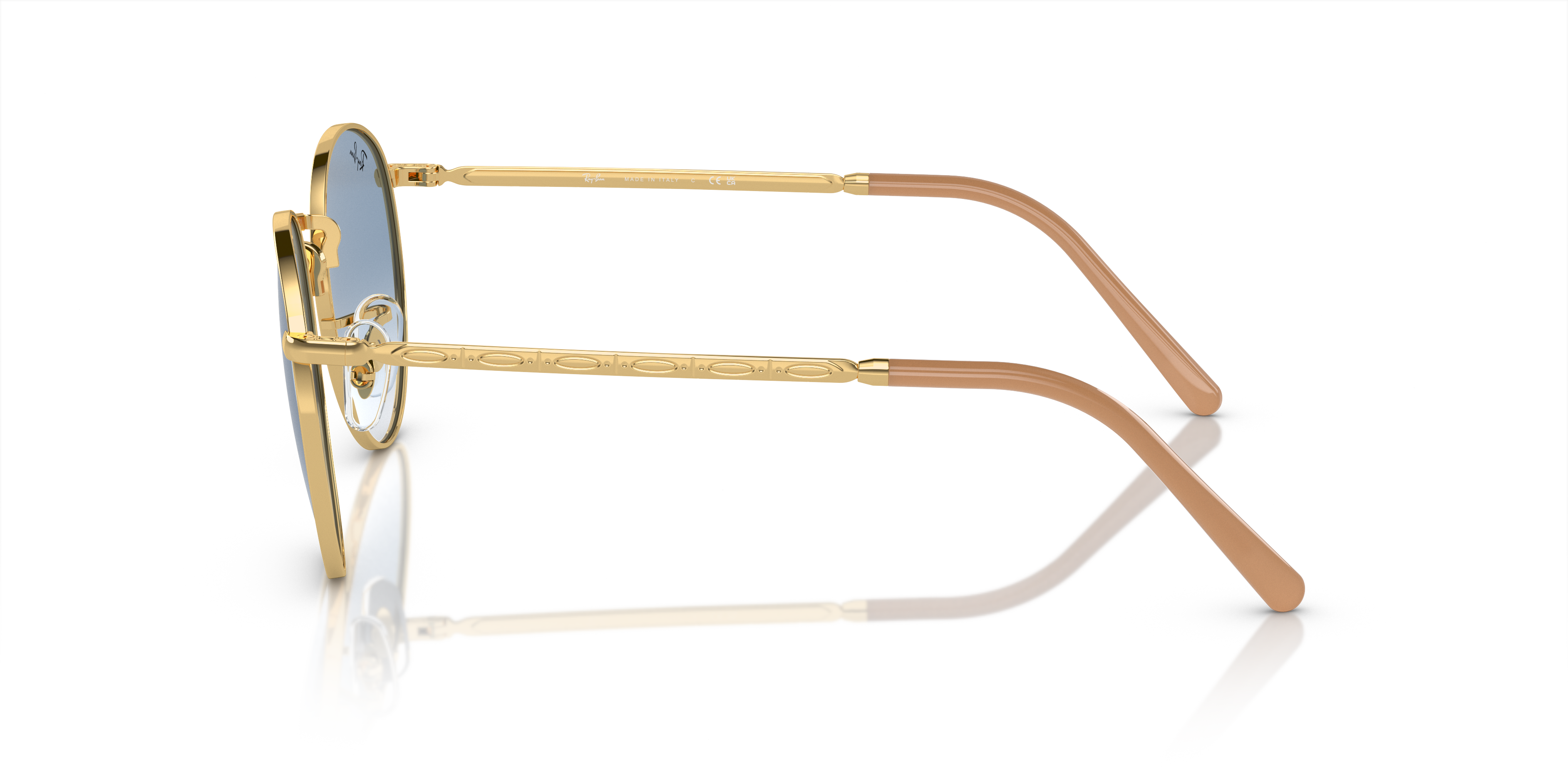 RB3637 Arista goud MetaalSunglass Frames van B24, Zijaanzicht