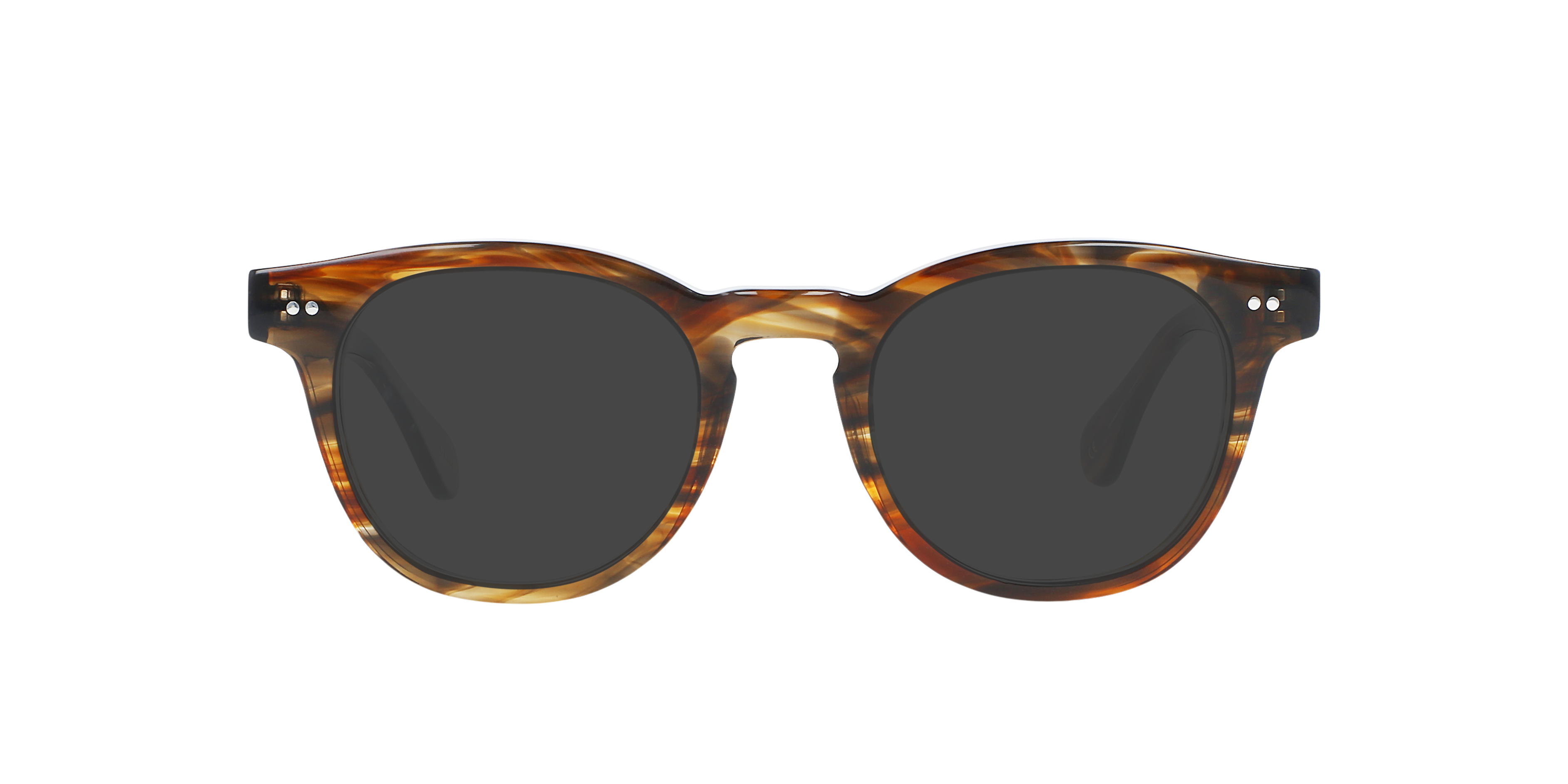The Sheer Brown Horizon AcetaatEyeglass Frames van B24, met getinte lenzen
