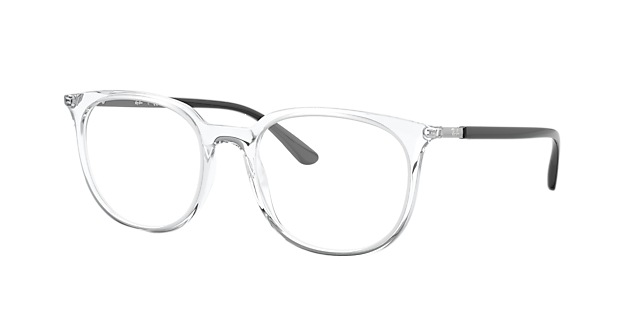 RB7190 Transparent KunststoffEyeglass Frames von B24, Dreiviertelansicht