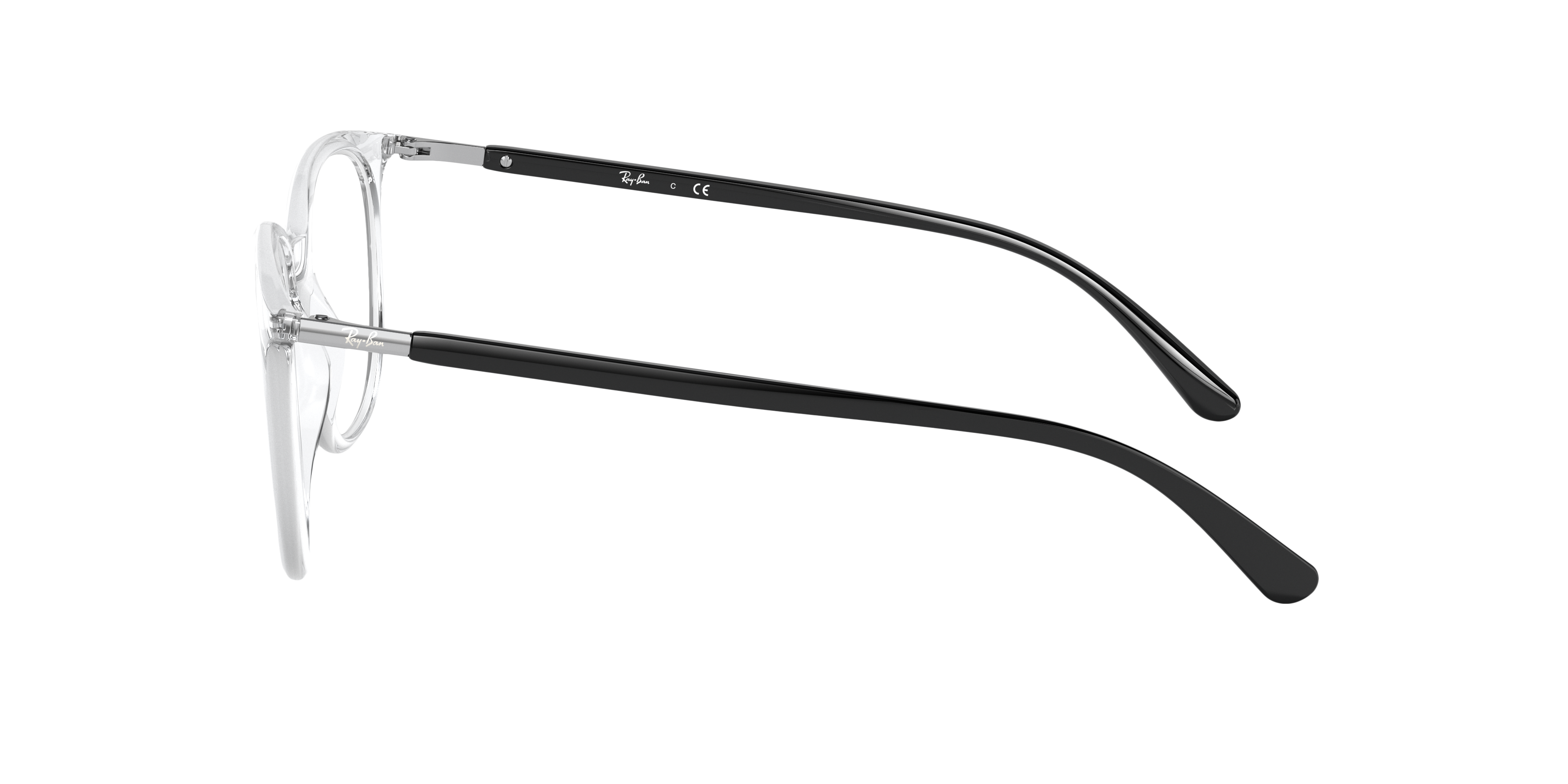 RB7190 Transparant KunststofEyeglass Frames van B24, Zijaanzicht