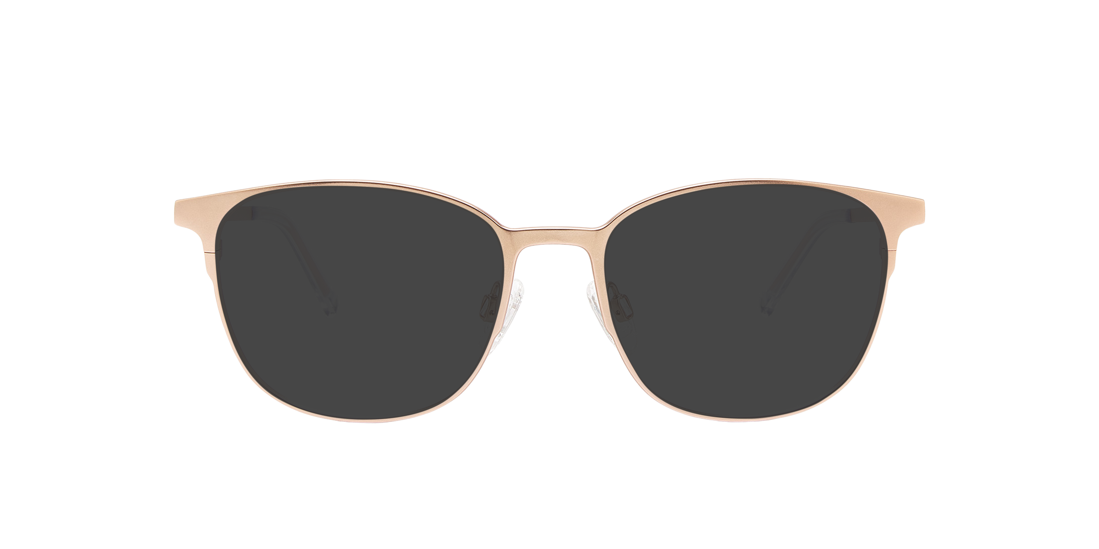 Luna Rose Gold Titanium TitanEyeglass Frames von B24, mit getönten Gläsern