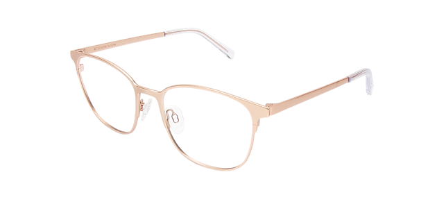 Luna Rose Gold Titanium TitaanEyeglass Frames van B24, Hoekweergave