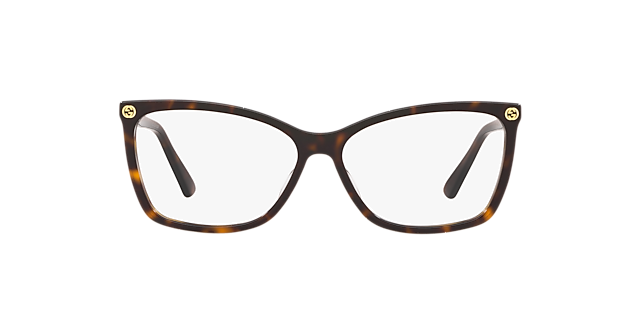GG0025O Tortoise AcetatEyeglass Frames von B24, Vorderansicht