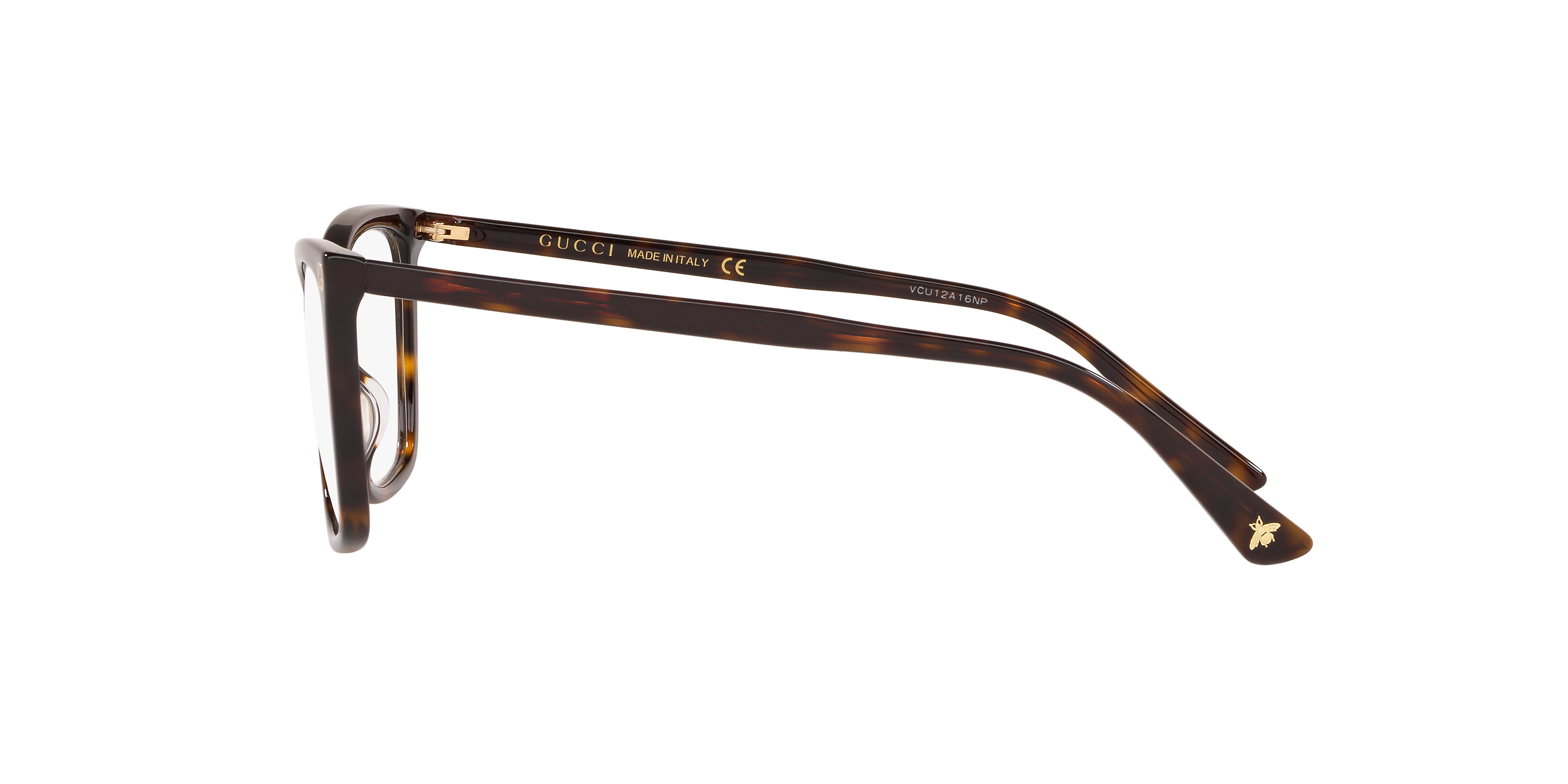 GG0025O Tortoise AcetatEyeglass Frames von B24, Seitenansicht