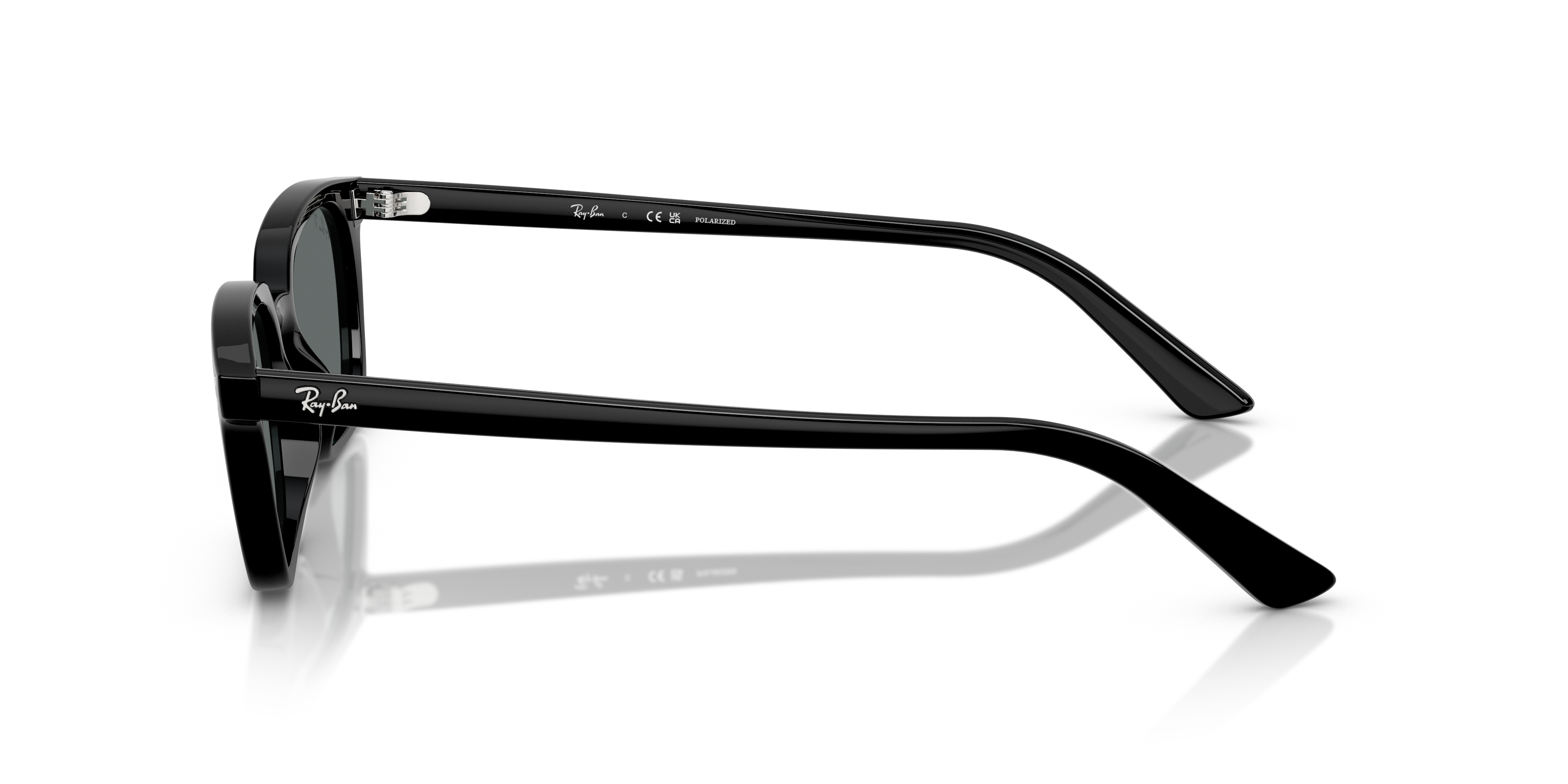 RB4456 Zwart KunststofSunglass Frames van B24, Zijaanzicht