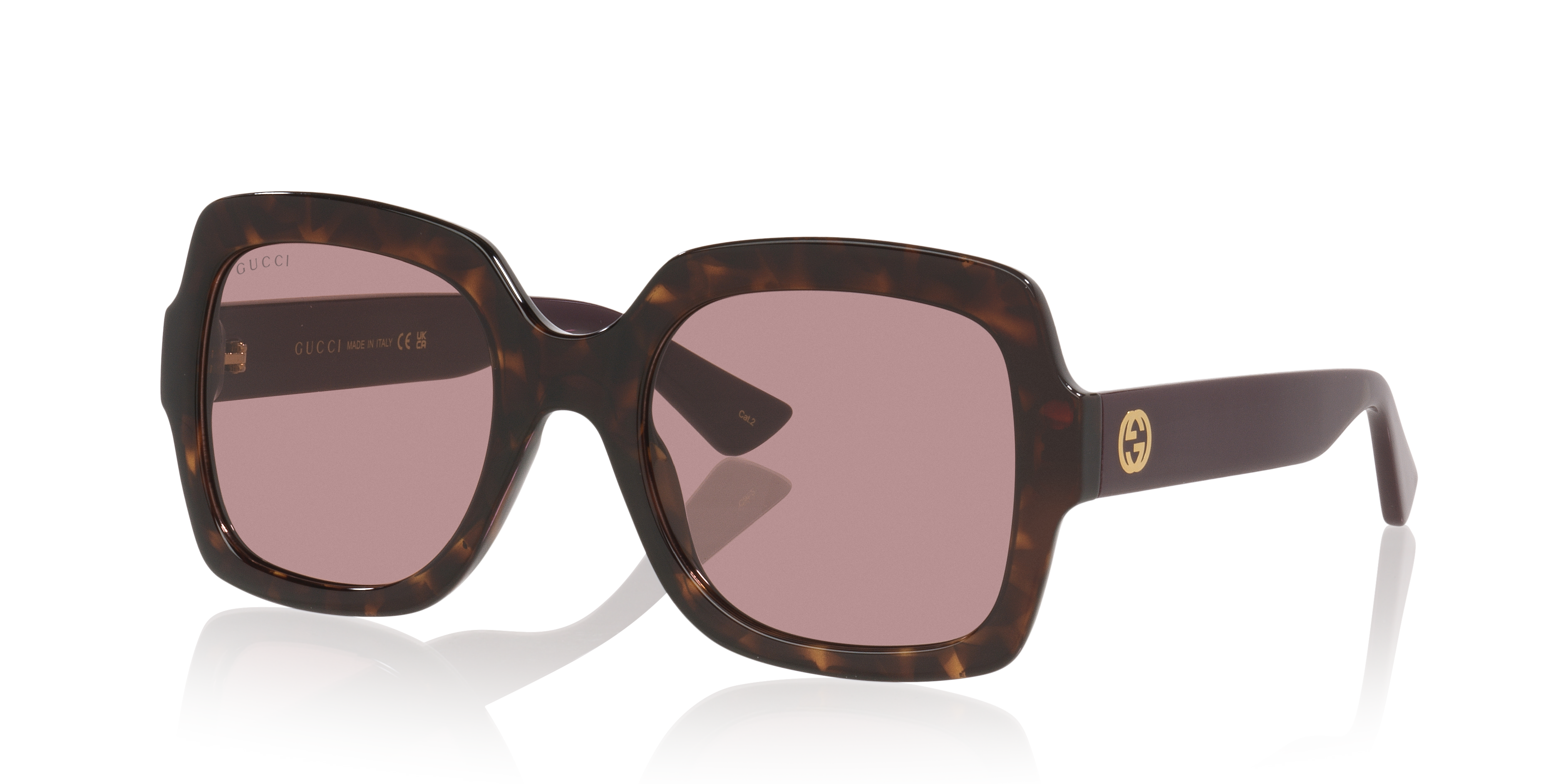 GG1337S Tortoise KunststoffSunglass Frames von B24, Dreiviertelansicht