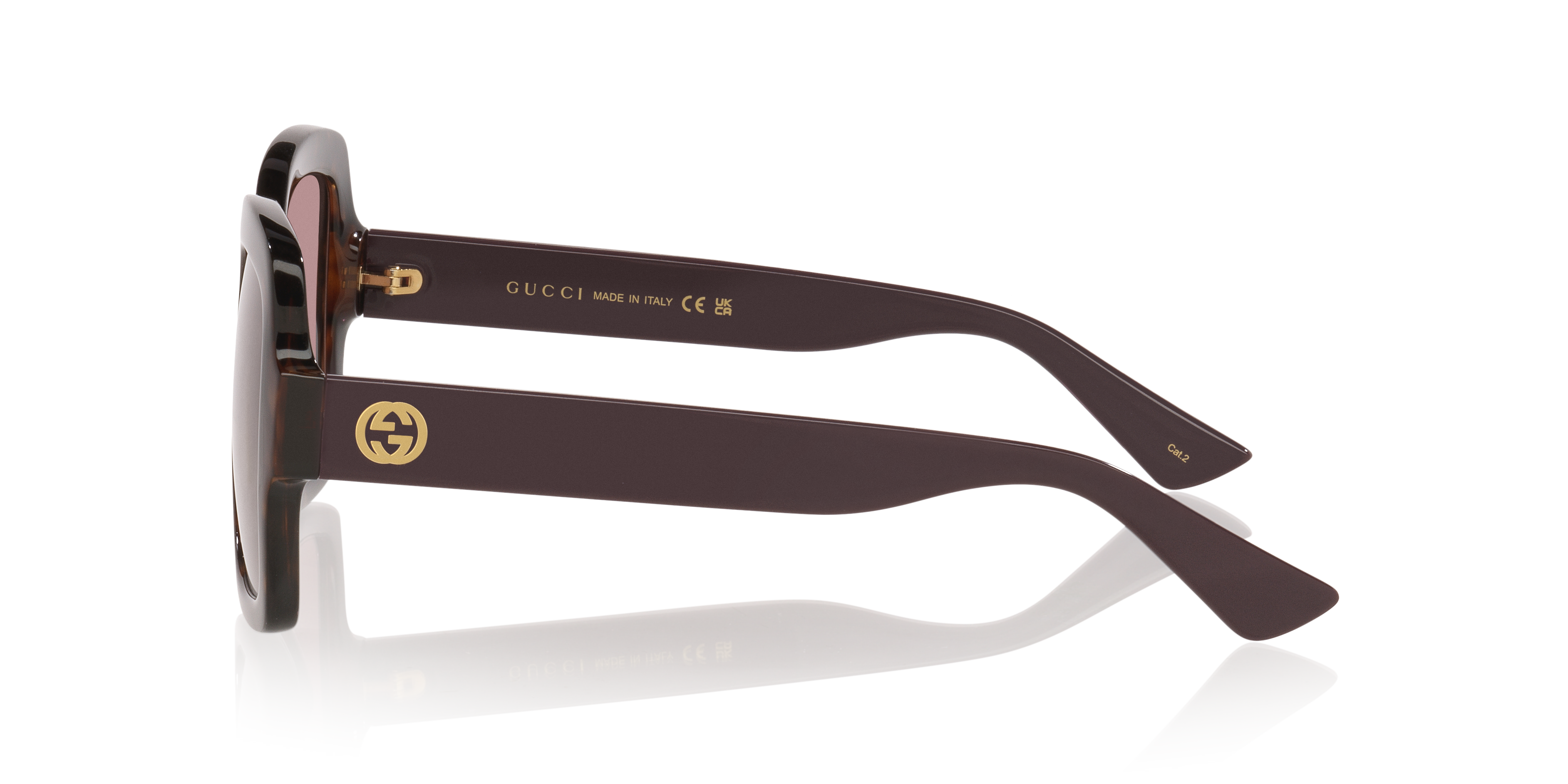 GG1337S Tortoise KunststoffSunglass Frames von B24, Seitenansicht