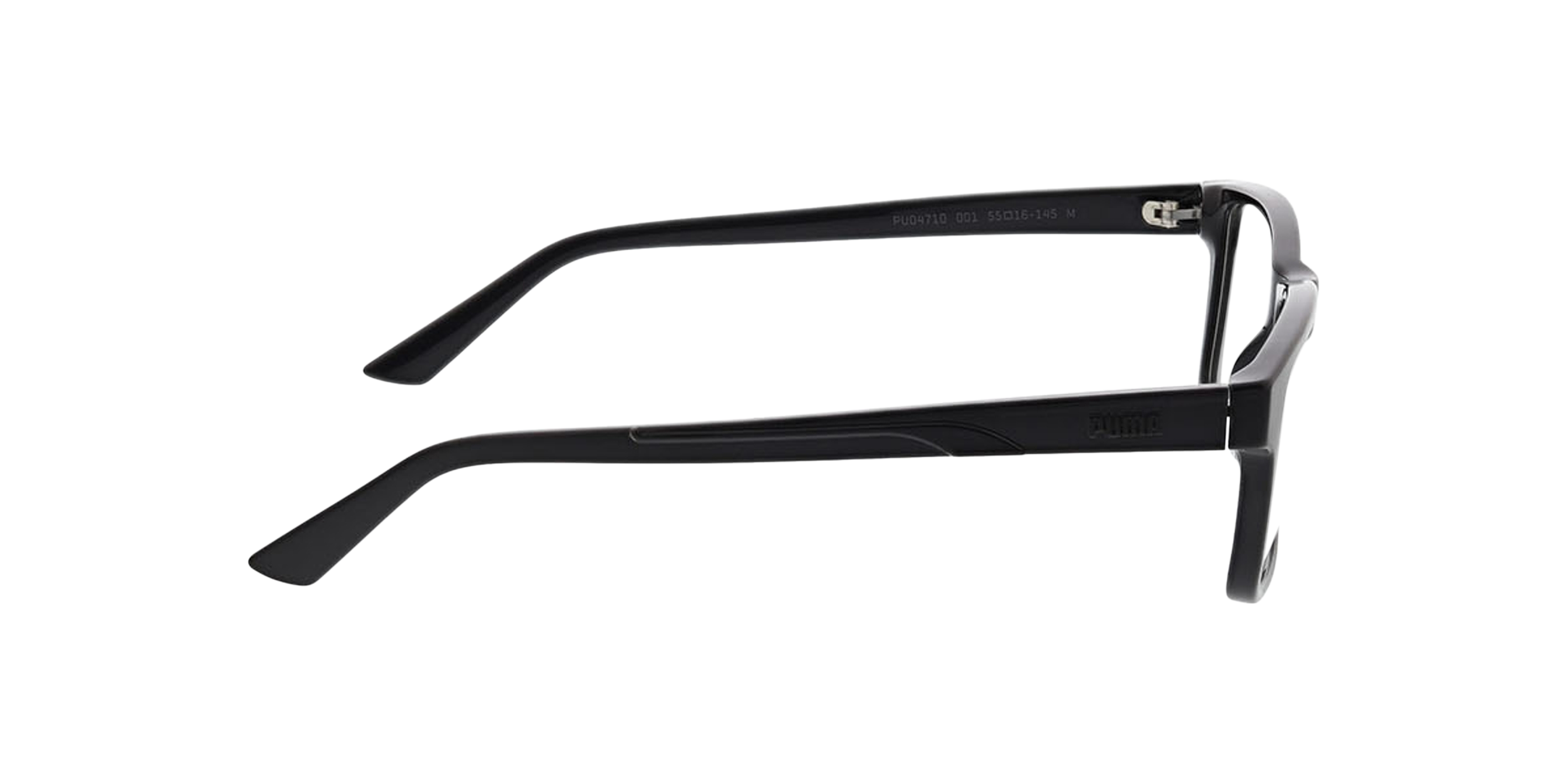 PU0471O Schwarz KunststoffEyeglass Frames von B24, Seitenansicht