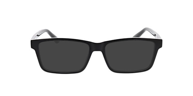 PU0471O Schwarz KunststoffEyeglass Frames von B24, mit getönten Gläsern