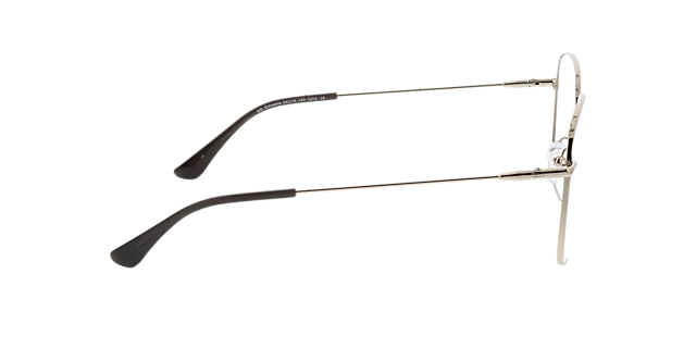 Schwerin Zilver MetaalEyeglass Frames van B24, Zijaanzicht