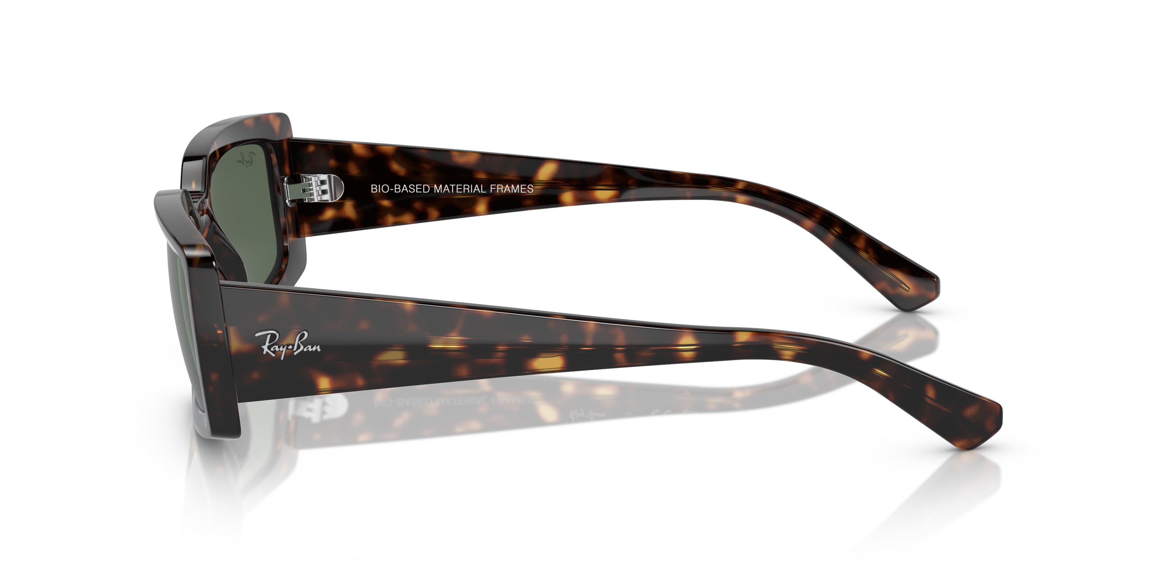 RB4395 Havana KunststofSunglass Frames van B24, Zijaanzicht