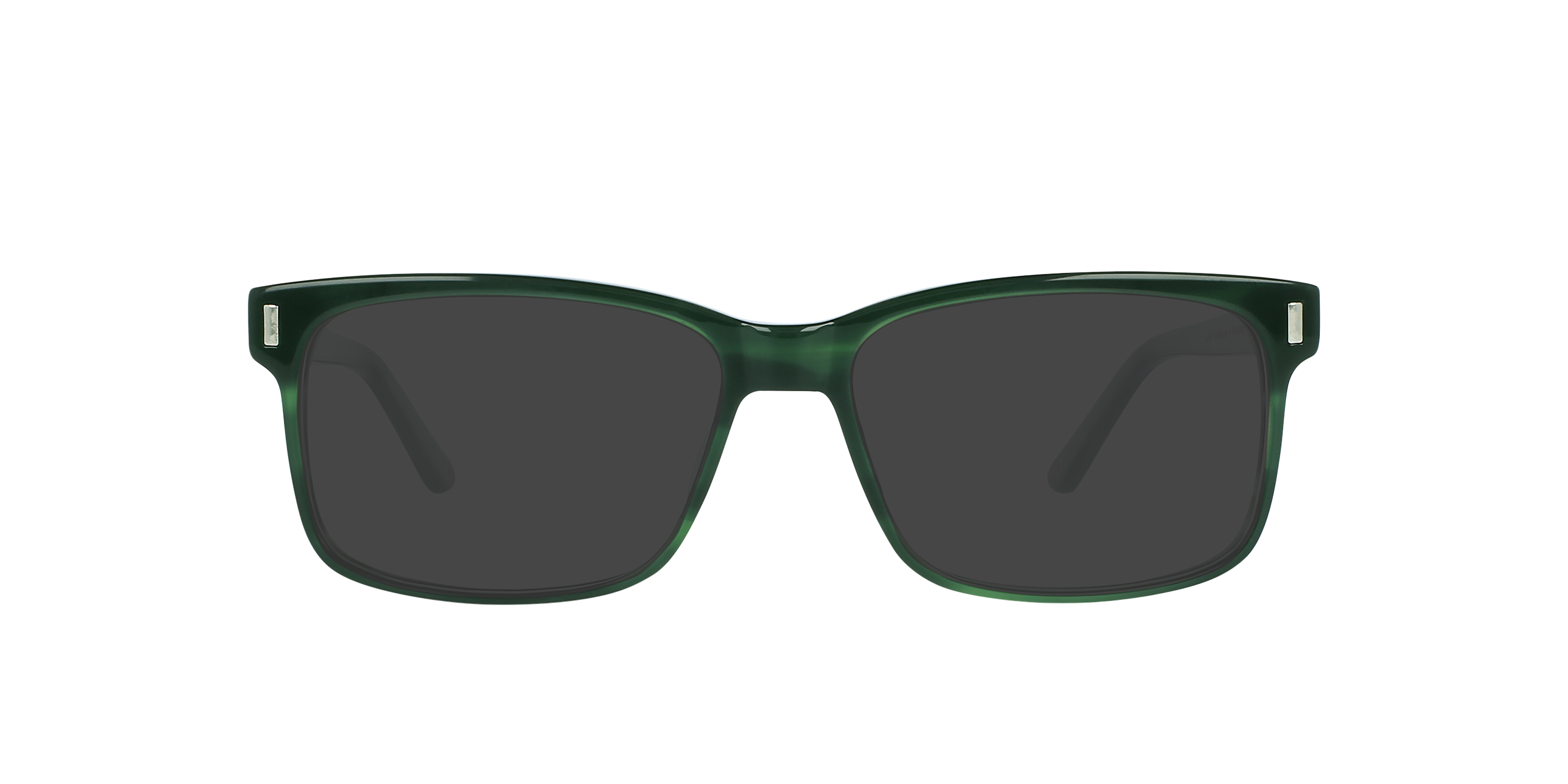 Calvin Hunting Green AcetaatEyeglass Frames van B24, met getinte lenzen