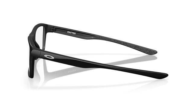 Rafter Satijnglans zwart KunststofEyeglass Frames van B24, Zijaanzicht