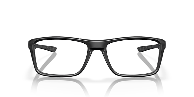 Rafter Satijnglans zwart KunststofEyeglass Frames van B24, Vooraanzicht
