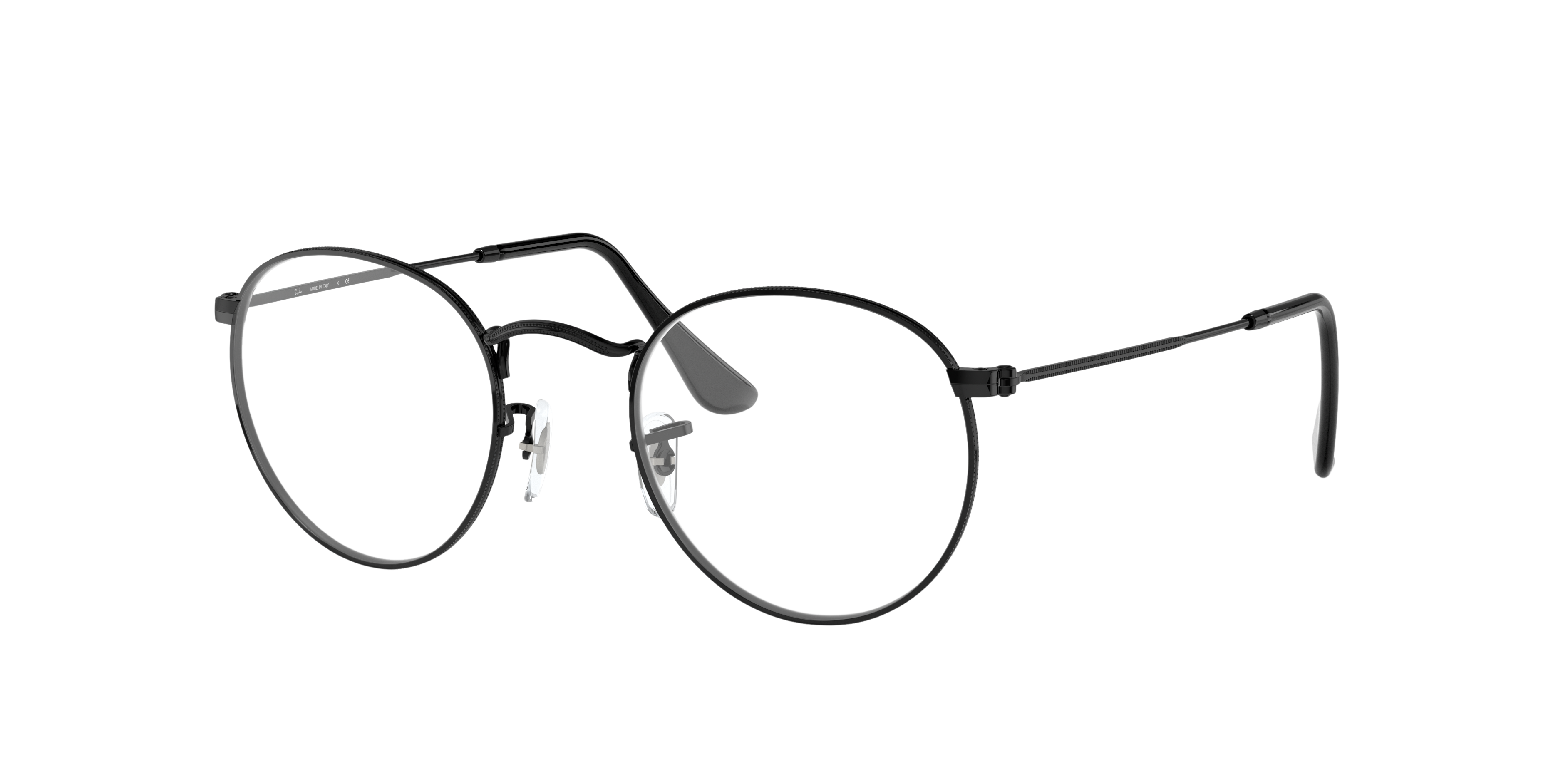 RB3447V Zwart MetaalEyeglass Frames van B24, Hoekweergave