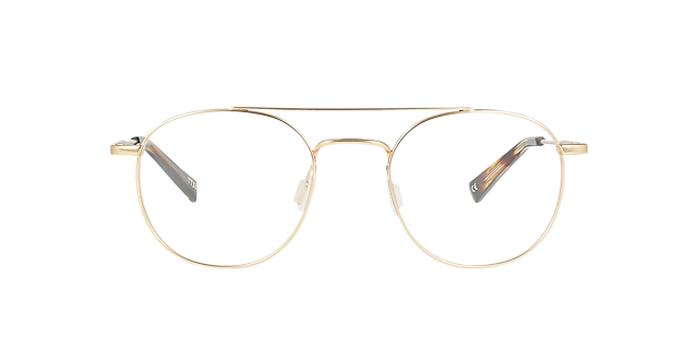Merlin Light Gold Titanium TitaanEyeglass Frames van B24, Vooraanzicht