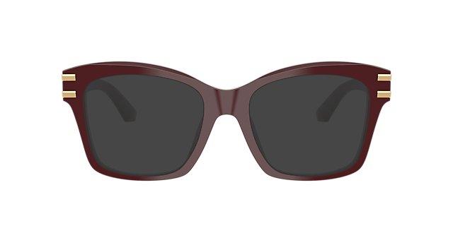 DG3419 Bordeaux AcetaatEyeglass Frames van B24, met getinte lenzen