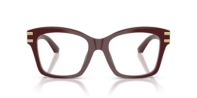 DG3419 Bordeaux AcetaatEyeglass Frames van B24, Vooraanzicht