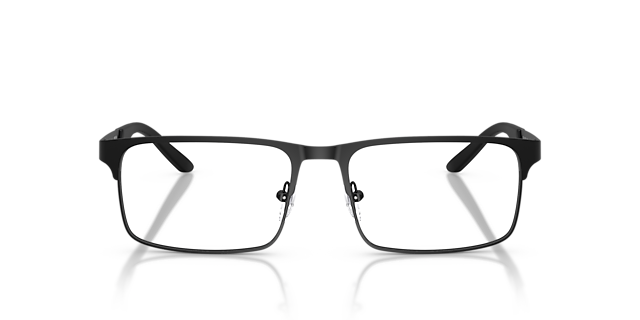 EA1170 Matzwart MetaalEyeglass Frames van B24, Vooraanzicht