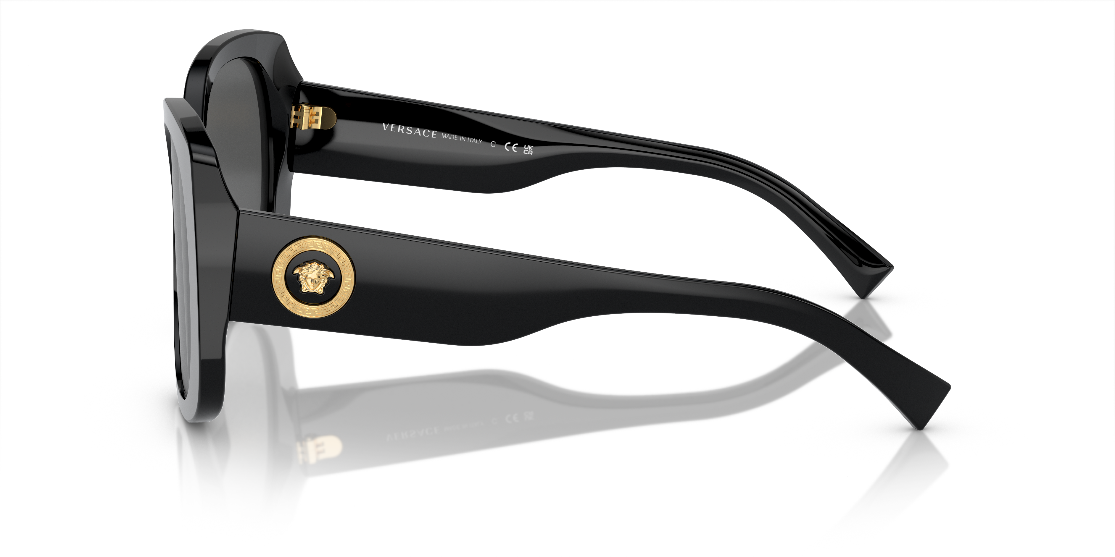 VE4387 Schwarz AcetatSunglass Frames von B24, Seitenansicht