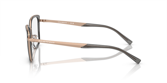 EA1152 Glanzend Roségoud MetaalEyeglass Frames van B24, Zijaanzicht