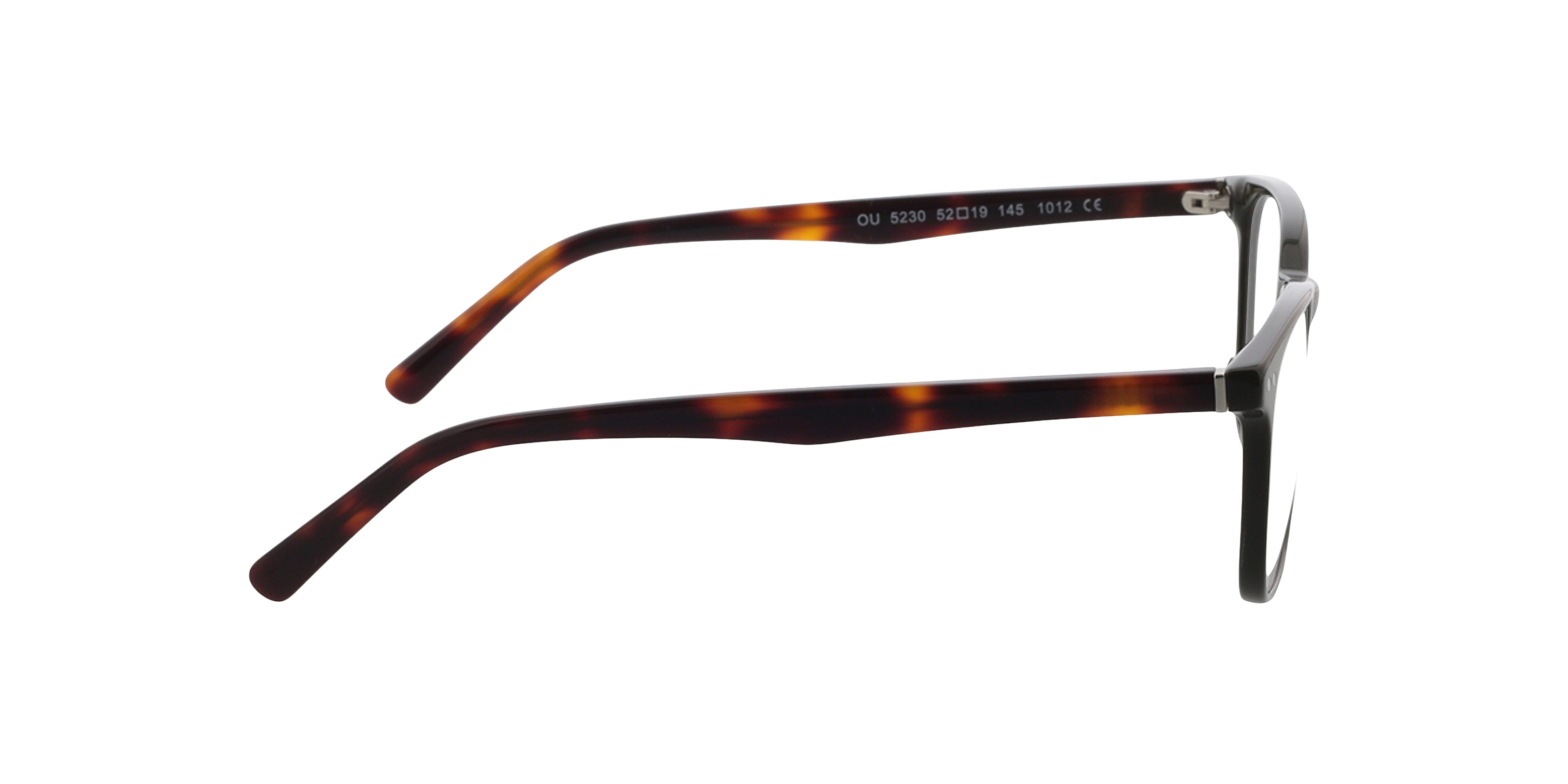 Johnny Kaki & Havana AcetaatEyeglass Frames van B24, Zijaanzicht