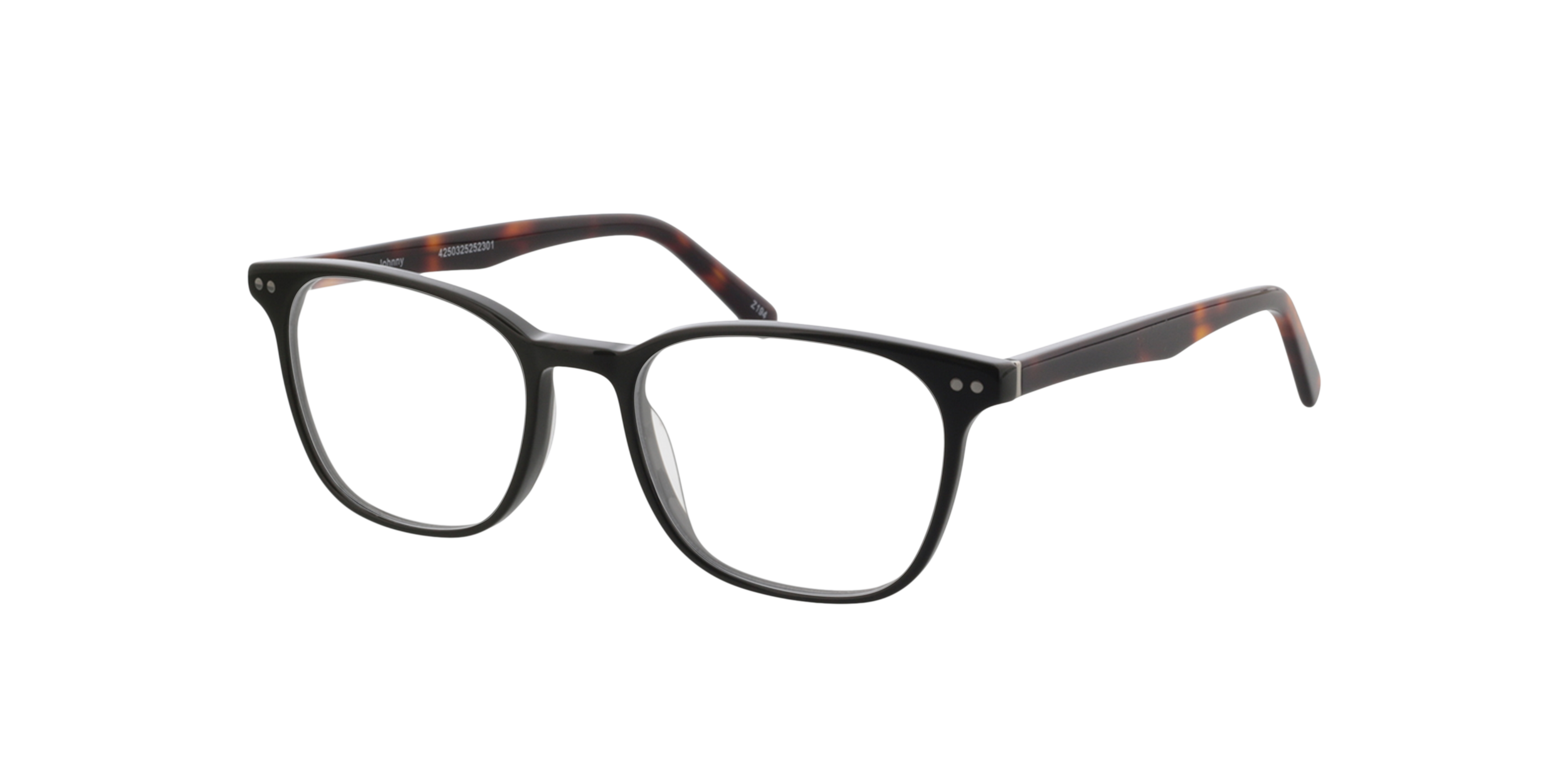Johnny Kaki & Havana AcetaatEyeglass Frames van B24, Hoekweergave