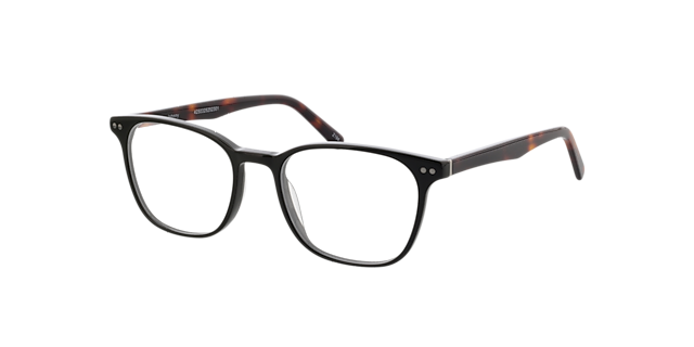 Johnny Khaki & Havana AcetatEyeglass Frames von B24, Dreiviertelansicht