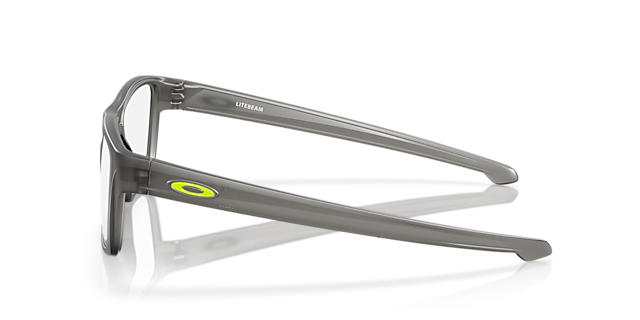 Litebeam Grau Rauch satiniert KunststoffEyeglass Frames von B24, Seitenansicht