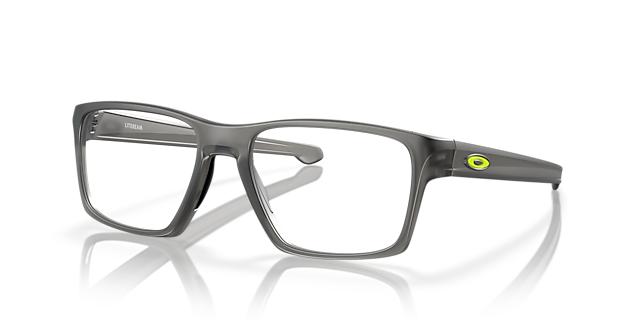 Litebeam Grau Rauch satiniert KunststoffEyeglass Frames von B24, Dreiviertelansicht