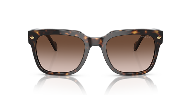 VO5490S Dunkelhavana AcetatSunglass Frames von B24, Vorderansicht