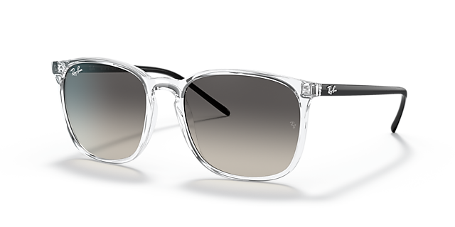 RB4387 Transparant KunststofSunglass Frames van B24, Hoekweergave